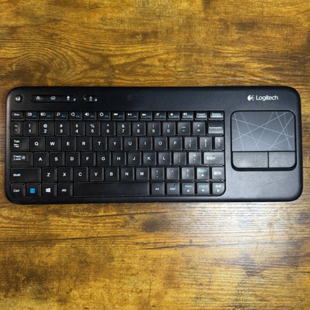 Logitech K400r 920-003070 Black Plastic Wireless Touchpad Keyboard